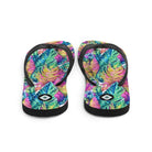 Hawaiian Tropical Leaves Flip Flops - The Global Wanderer