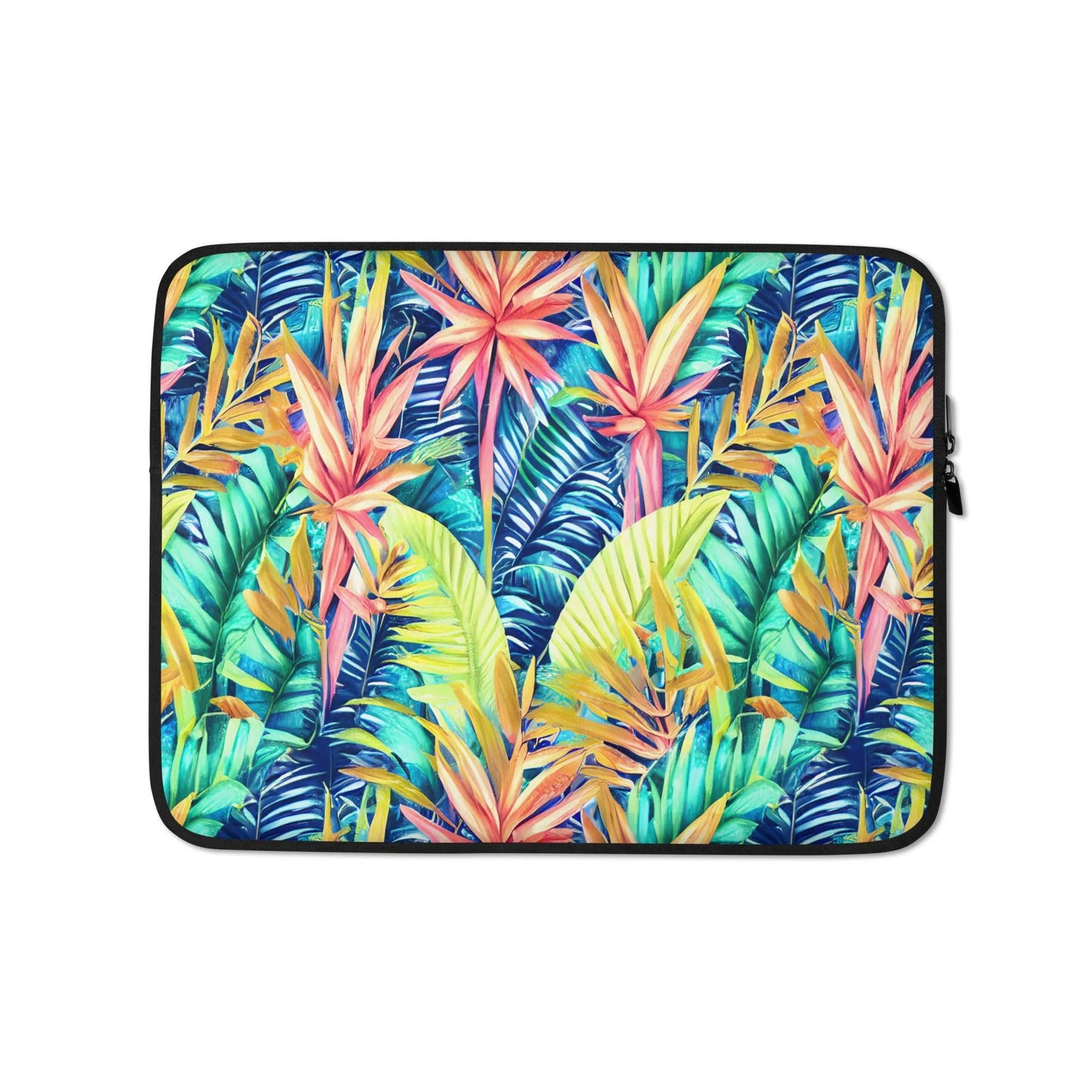 Hawaiian Tropical Leaves Laptop Case - The Global Wanderer