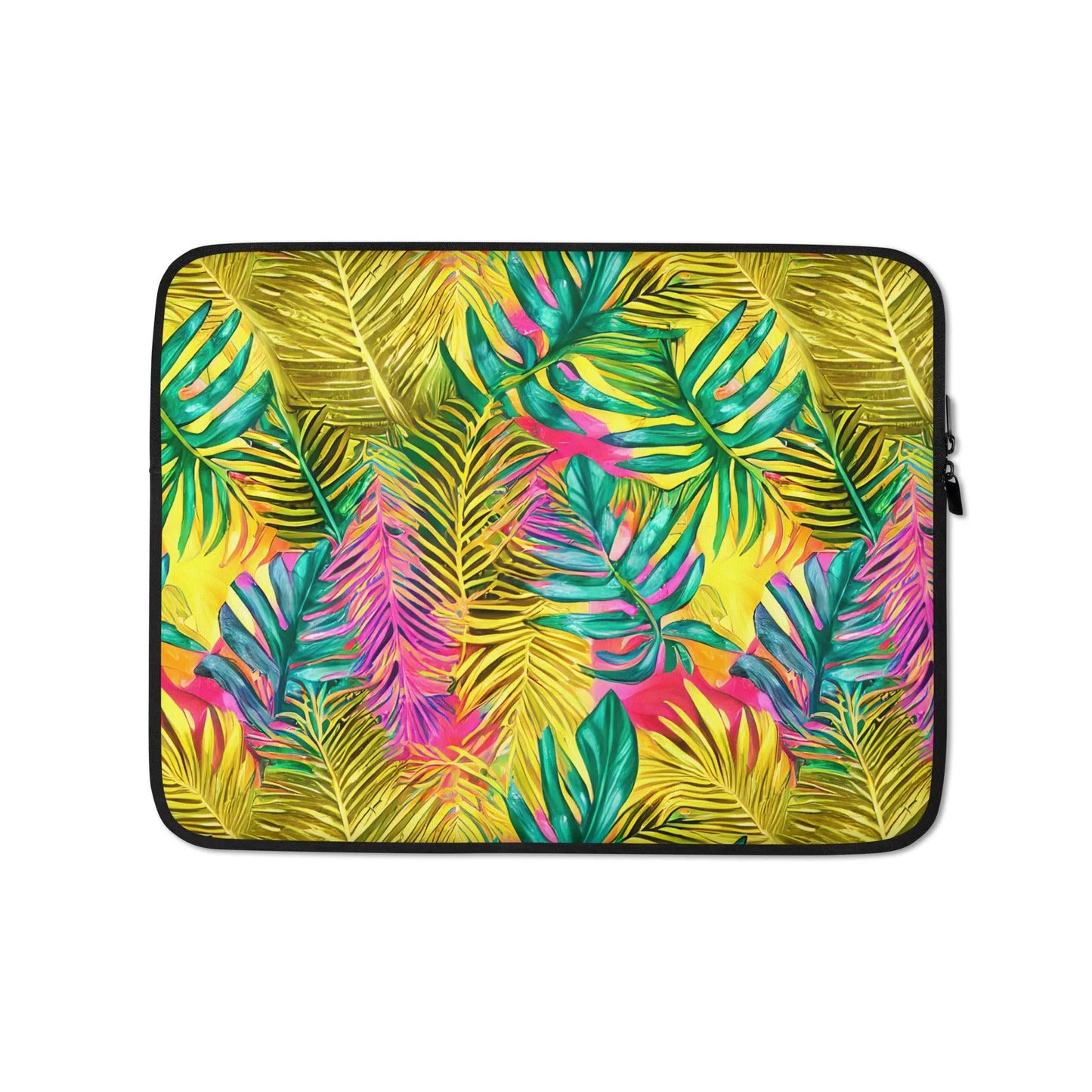 Hawaiian Tropical Leaves Laptop Case - The Global Wanderer