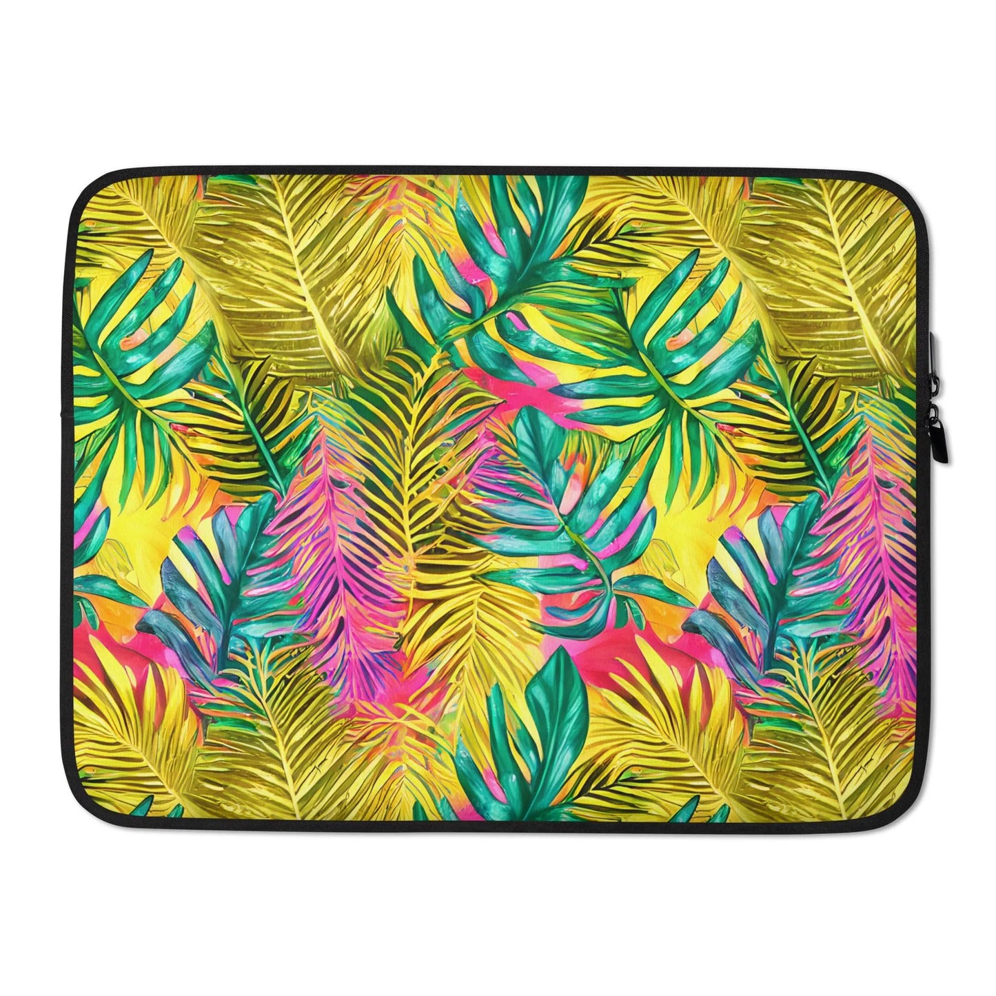 Hawaiian Tropical Leaves Laptop Case - The Global Wanderer