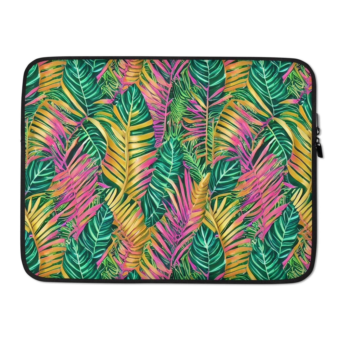 Hawaiian Tropical Leaves Laptop Case - The Global Wanderer