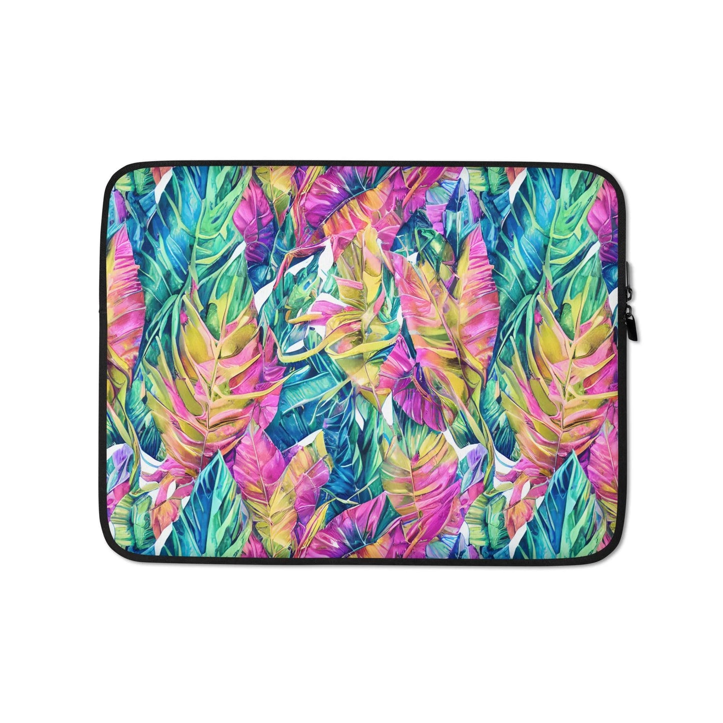 Hawaiian Tropical Leaves Laptop Case - The Global Wanderer