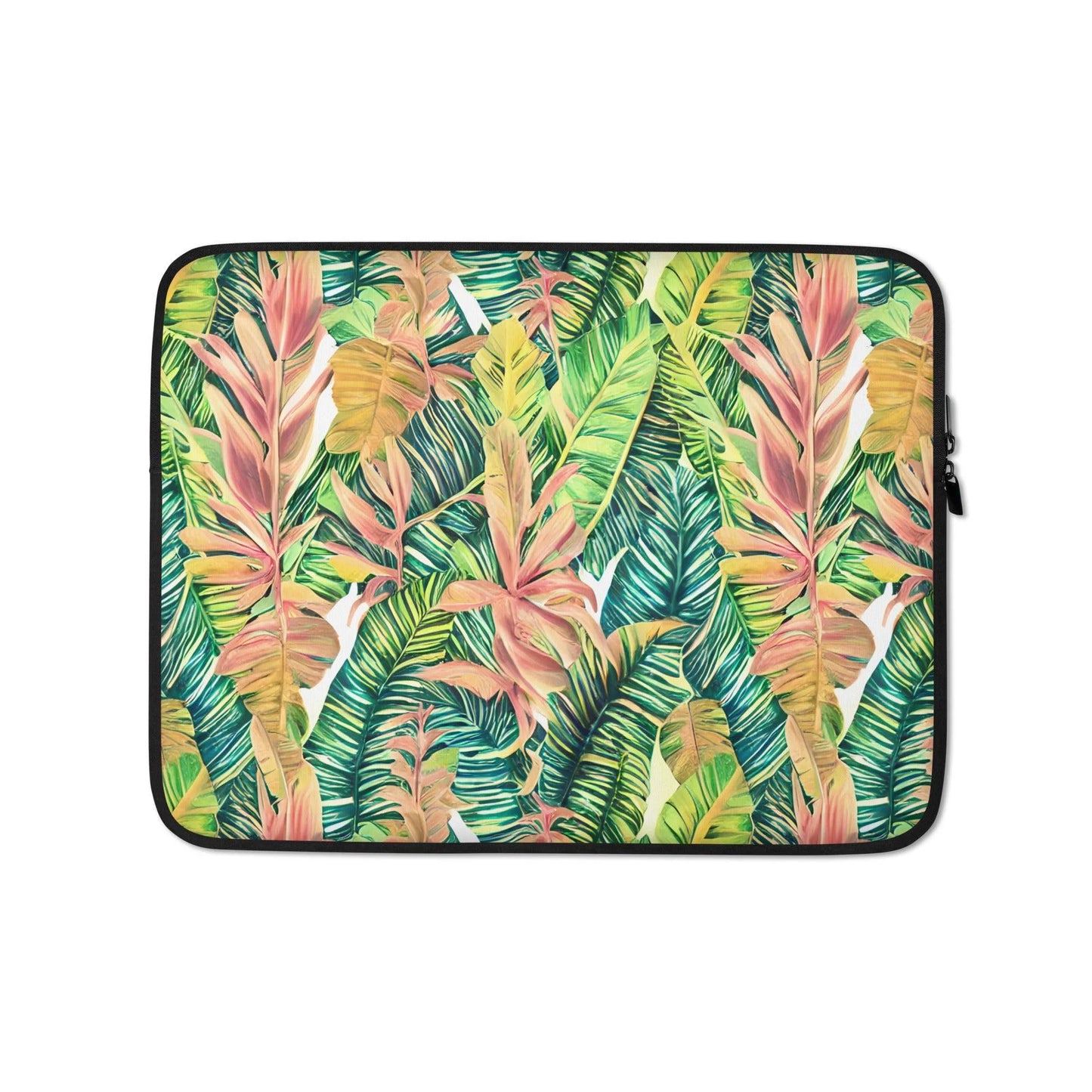 Hawaiian Tropical Leaves Laptop Case - The Global Wanderer