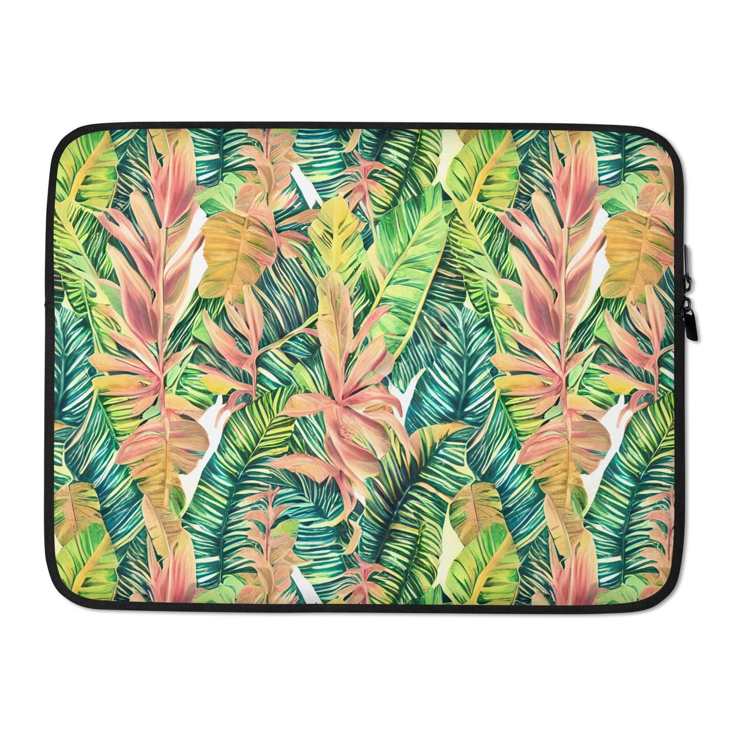 Hawaiian Tropical Leaves Laptop Case - The Global Wanderer