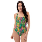 Hawaiian Tropical Leaves One-Piece Swimsuit - The Global Wanderer