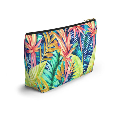 Hawaiian Tropical Leaves Pouch - The Global Wanderer