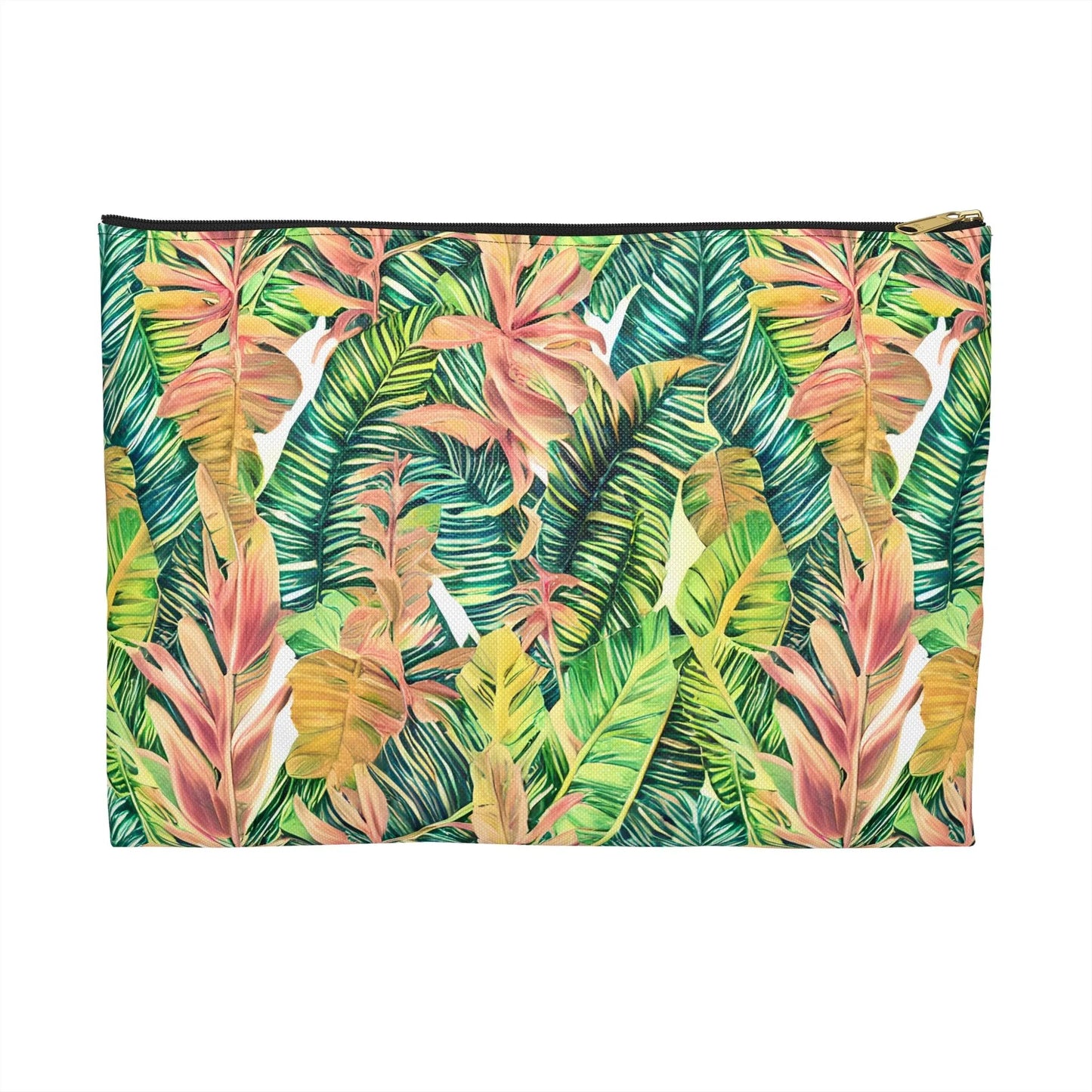 Hawaiian Tropical Leaves Pouch - The Global Wanderer