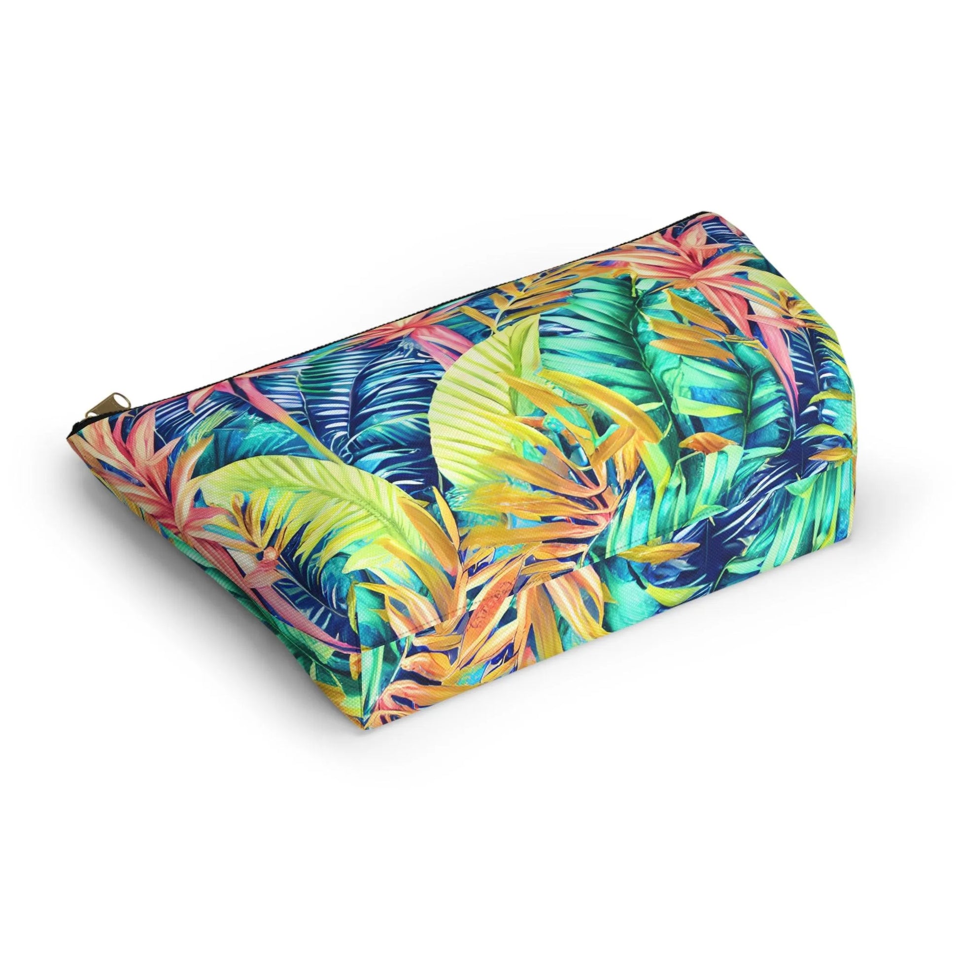 Hawaiian Tropical Leaves Pouch - The Global Wanderer