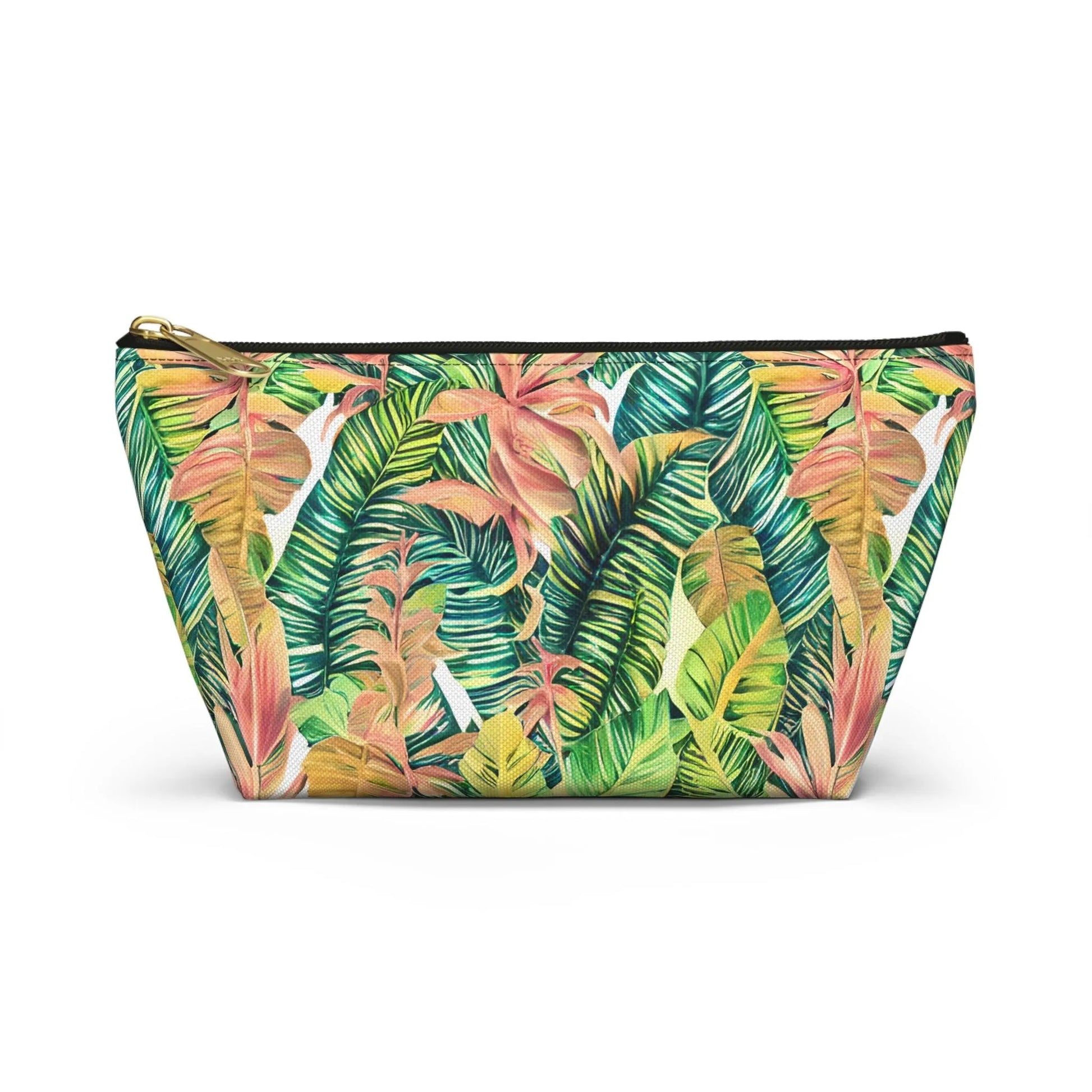 Hawaiian Tropical Leaves Pouch - The Global Wanderer