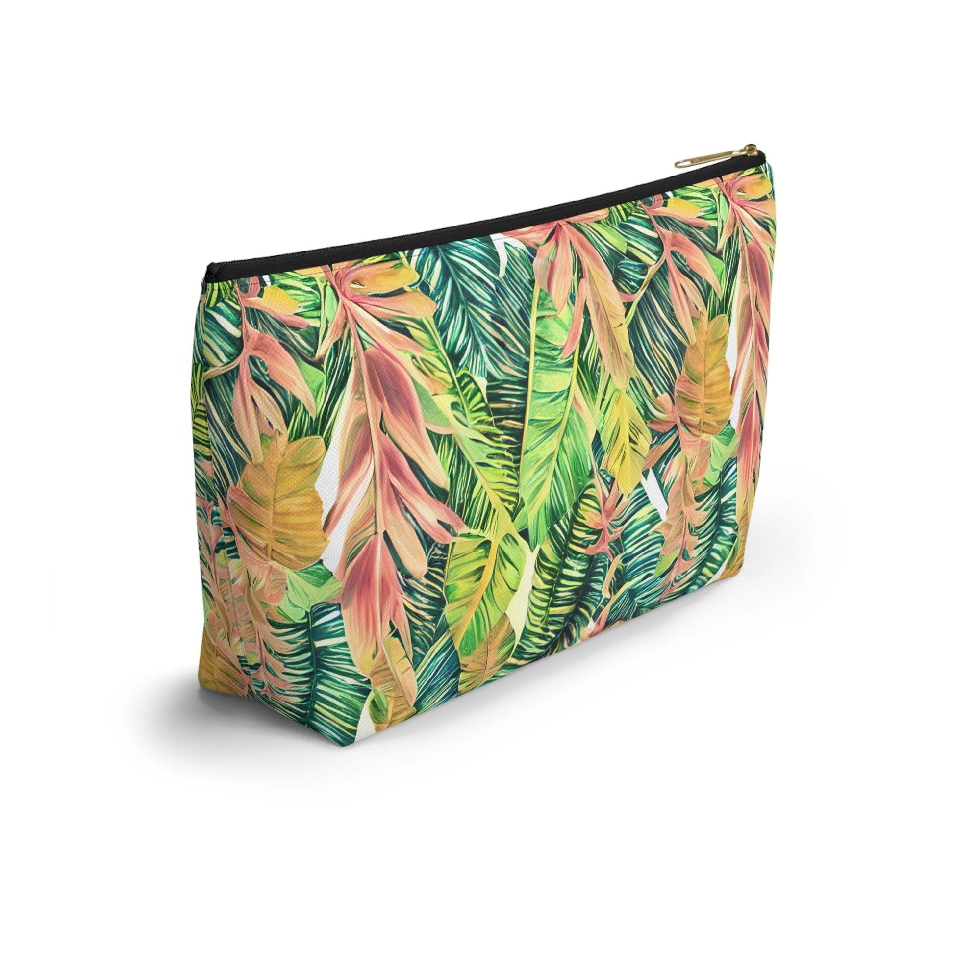 Hawaiian Tropical Leaves Pouch - The Global Wanderer