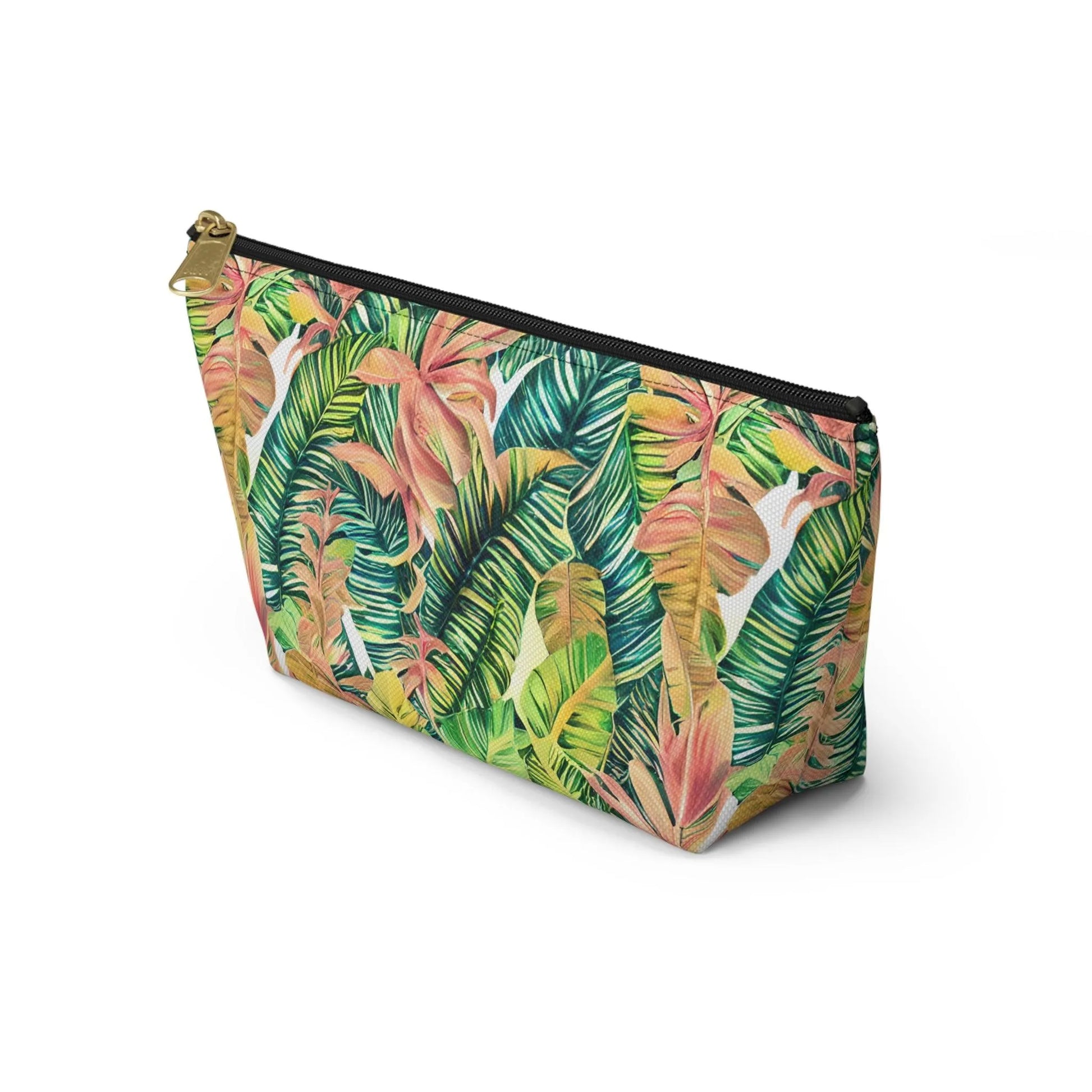 Hawaiian Tropical Leaves Pouch - The Global Wanderer