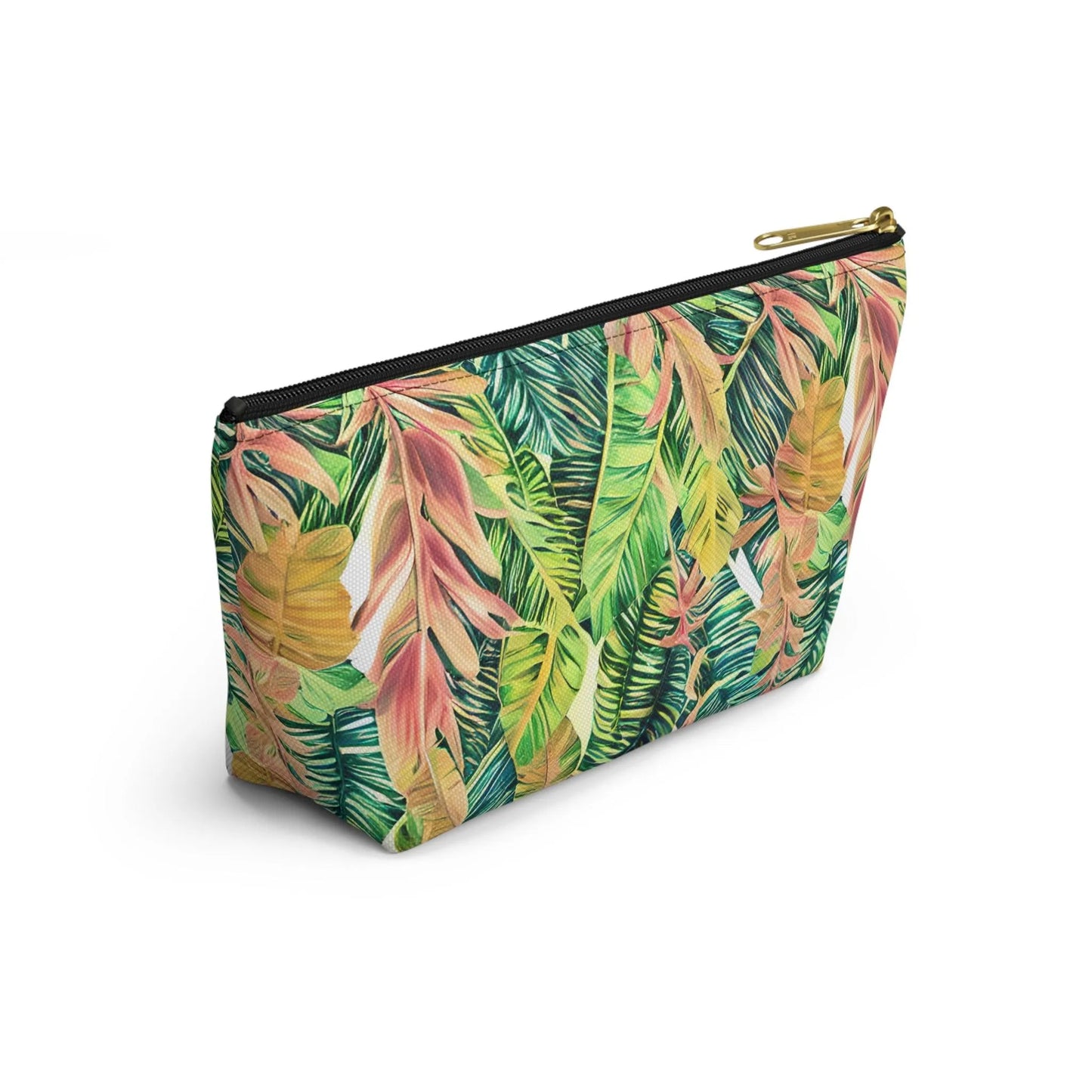 Hawaiian Tropical Leaves Pouch - The Global Wanderer