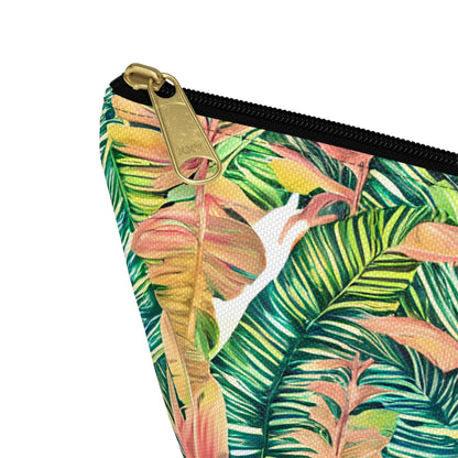 Hawaiian Tropical Leaves Pouch - The Global Wanderer