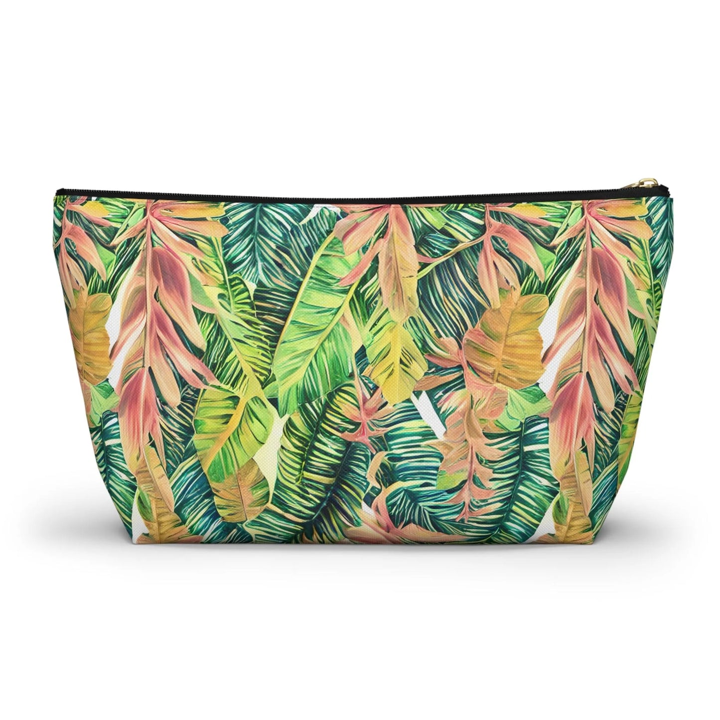 Hawaiian Tropical Leaves Pouch - The Global Wanderer