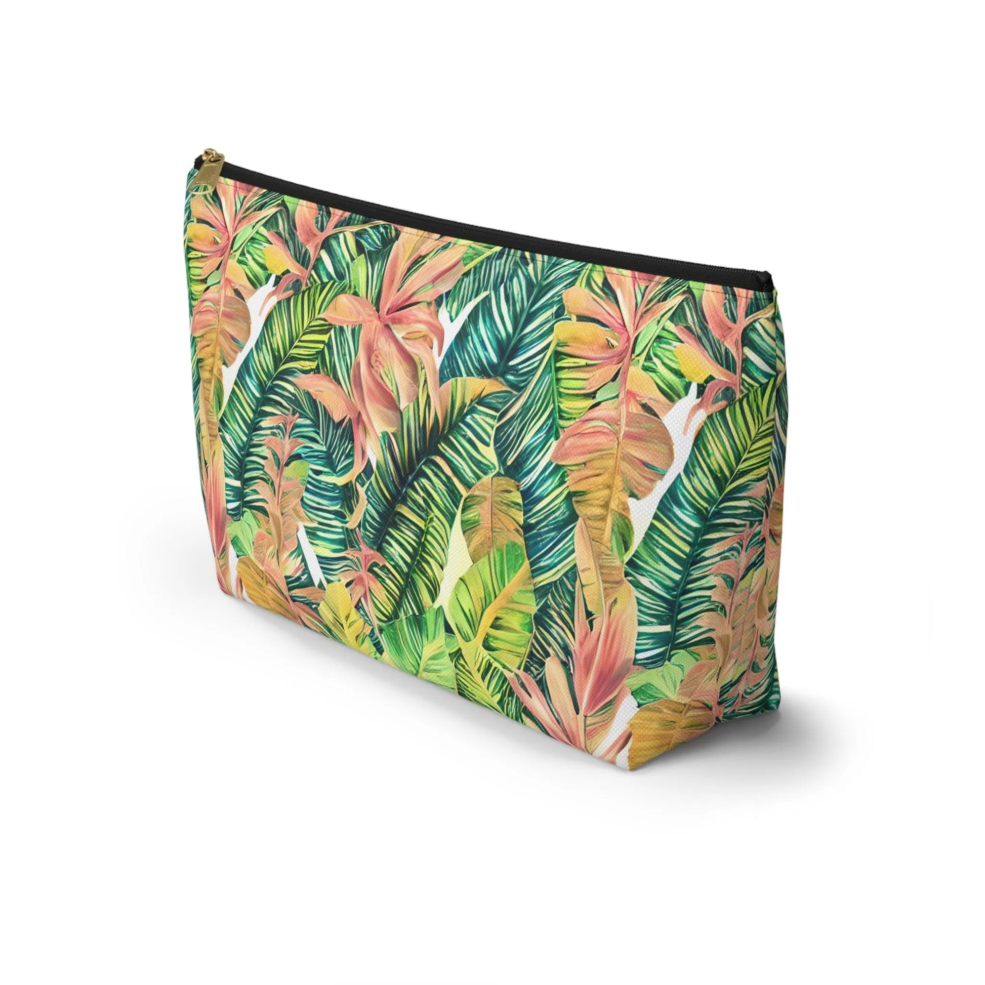 Hawaiian Tropical Leaves Pouch - The Global Wanderer