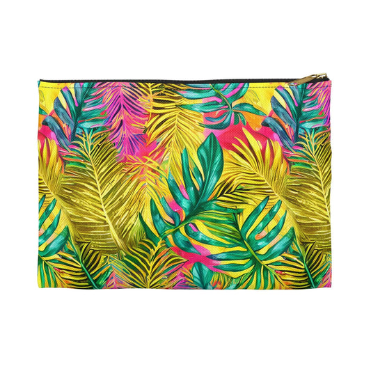 Hawaiian Tropical Leaves Pouch - The Global Wanderer