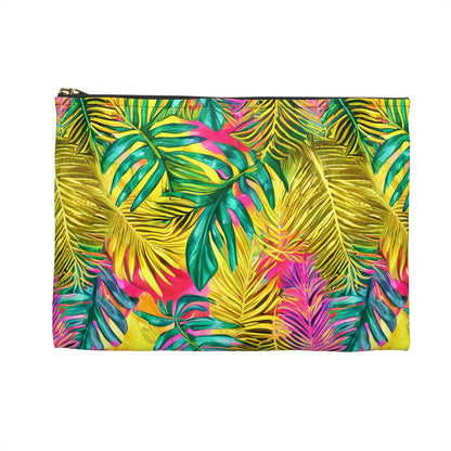 Hawaiian Tropical Leaves Pouch - The Global Wanderer