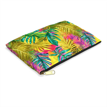 Hawaiian Tropical Leaves Pouch - The Global Wanderer