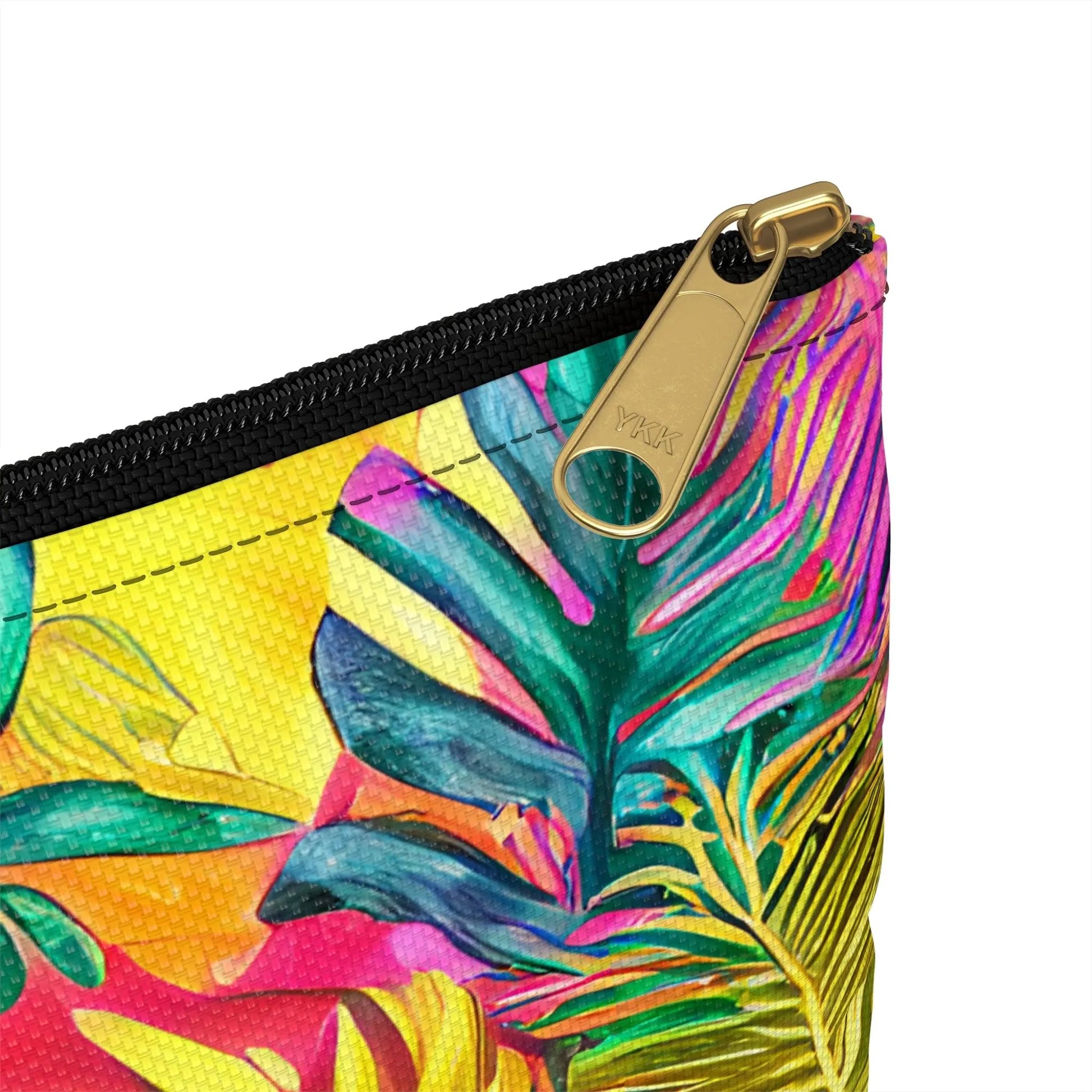 Hawaiian Tropical Leaves Pouch - The Global Wanderer