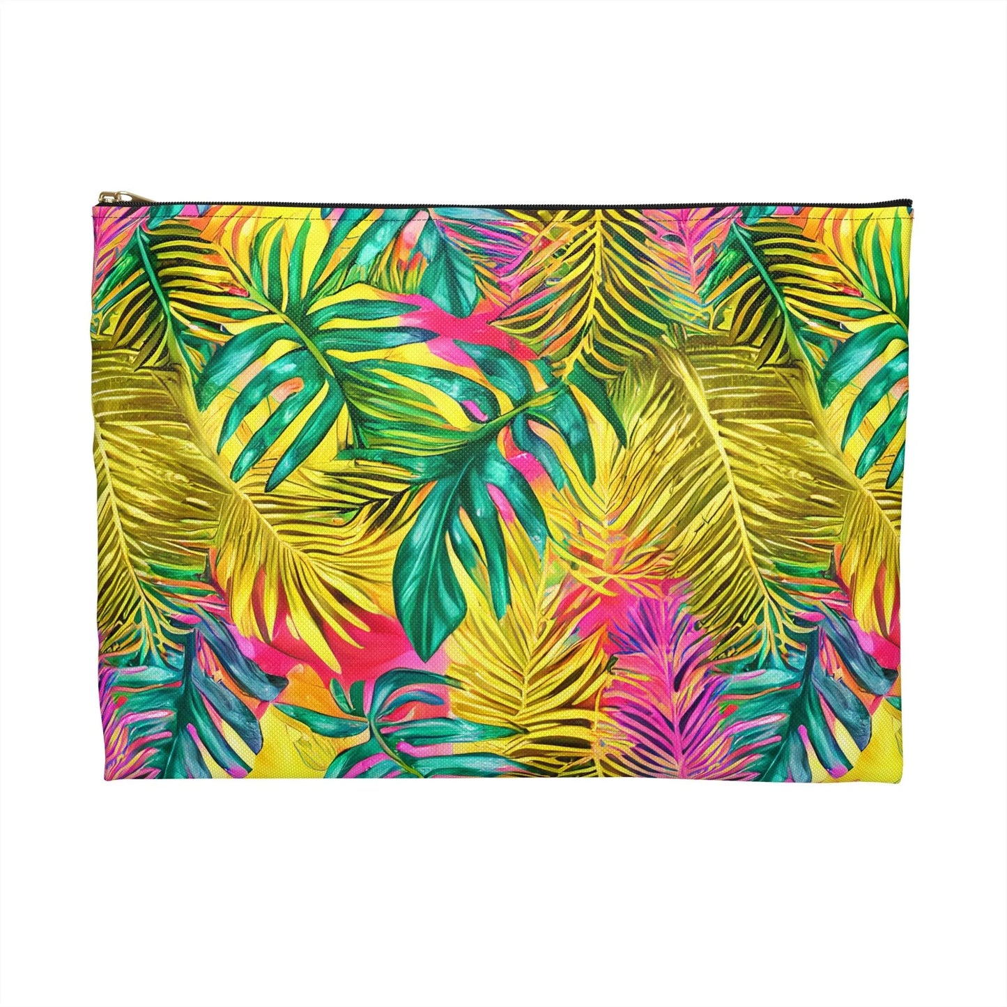 Hawaiian Tropical Leaves Pouch - The Global Wanderer