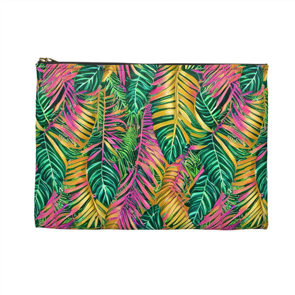 Hawaiian Tropical Leaves Pouch - The Global Wanderer