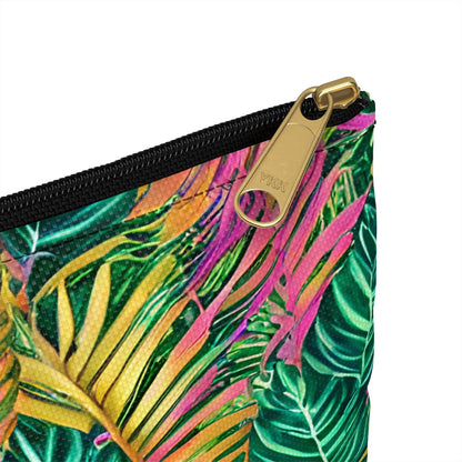 Hawaiian Tropical Leaves Pouch - The Global Wanderer