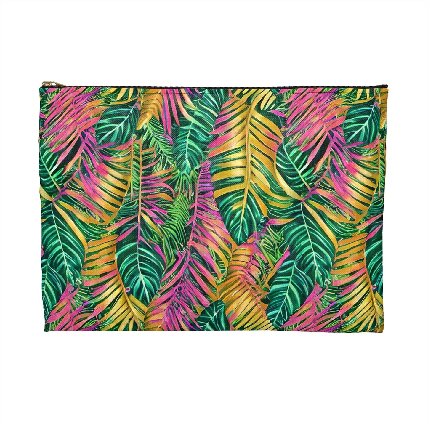 Hawaiian Tropical Leaves Pouch - The Global Wanderer