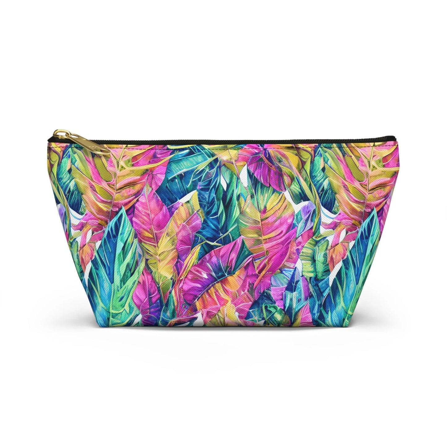 Hawaiian Tropical Leaves Pouch - The Global Wanderer