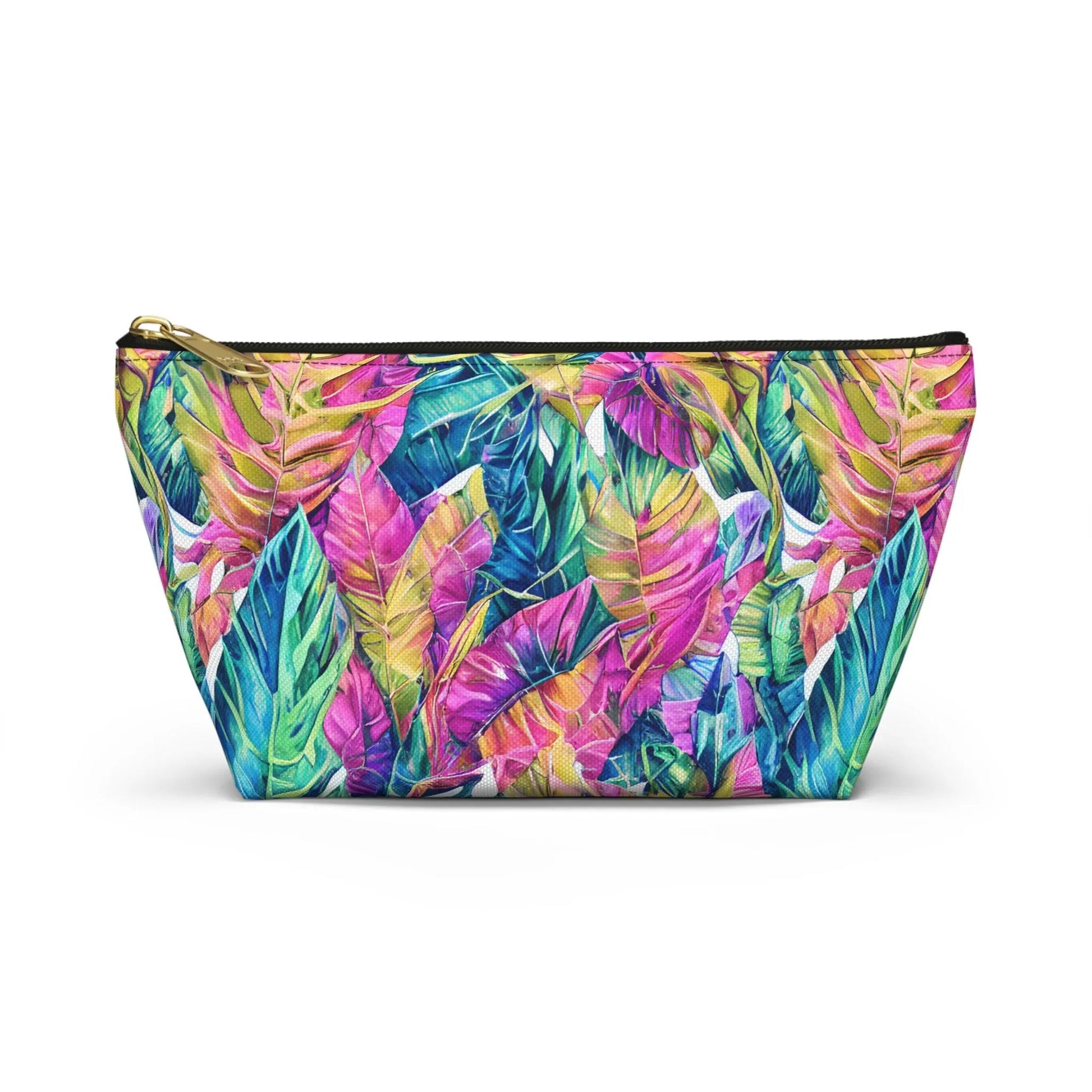 Hawaiian Tropical Leaves Pouch - The Global Wanderer