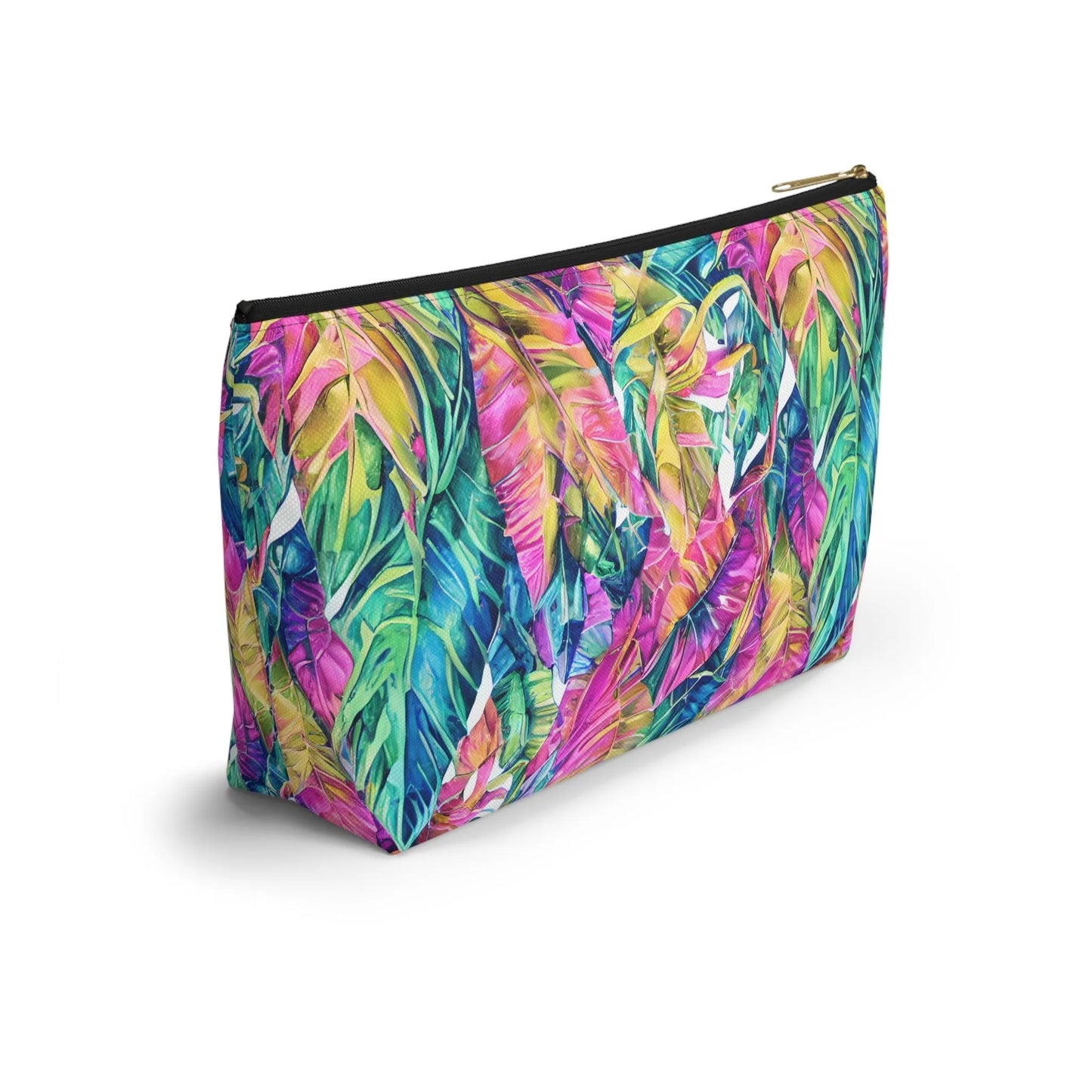 Hawaiian Tropical Leaves Pouch - The Global Wanderer