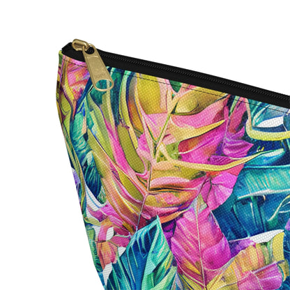 Hawaiian Tropical Leaves Pouch - The Global Wanderer