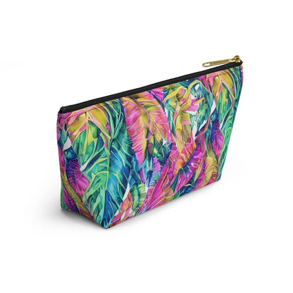 Hawaiian Tropical Leaves Pouch - The Global Wanderer