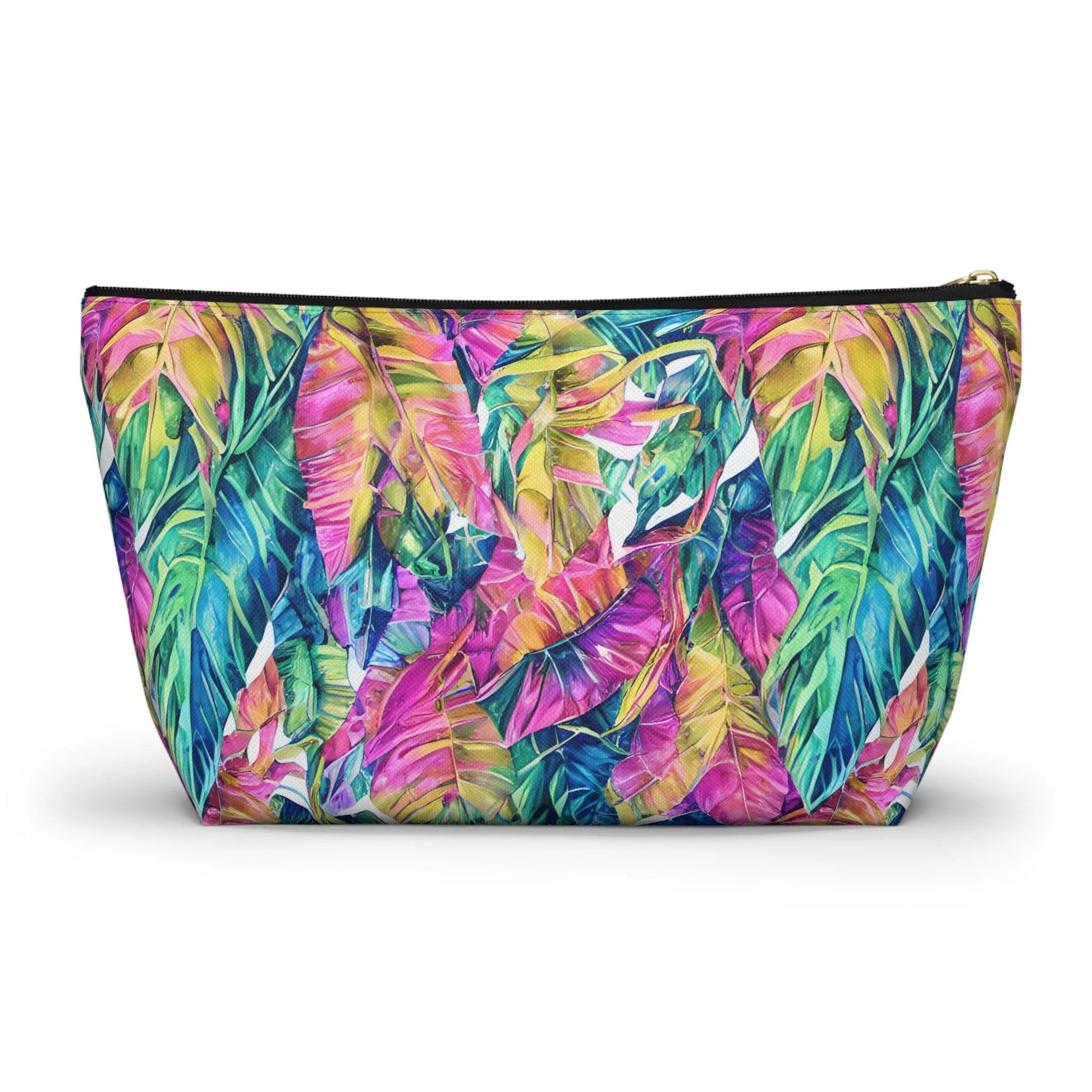 Hawaiian Tropical Leaves Pouch - The Global Wanderer