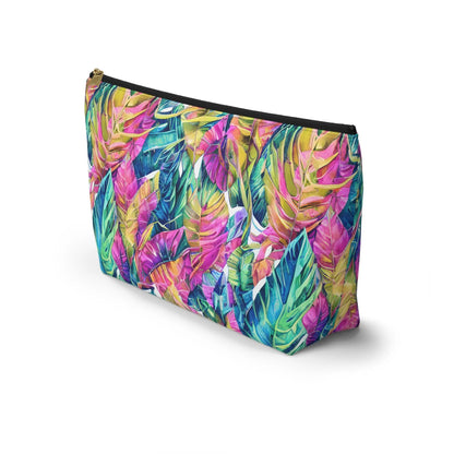 Hawaiian Tropical Leaves Pouch - The Global Wanderer