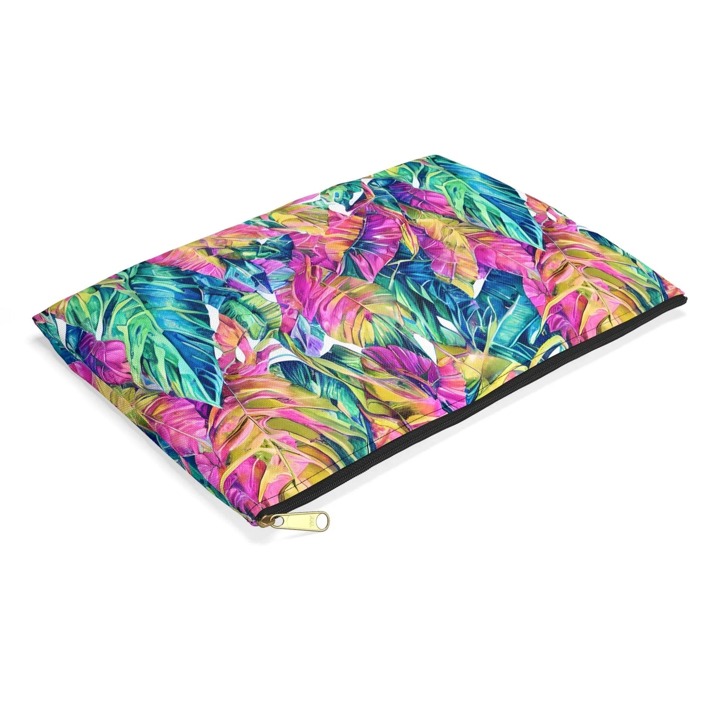 Hawaiian Tropical Leaves Pouch - The Global Wanderer