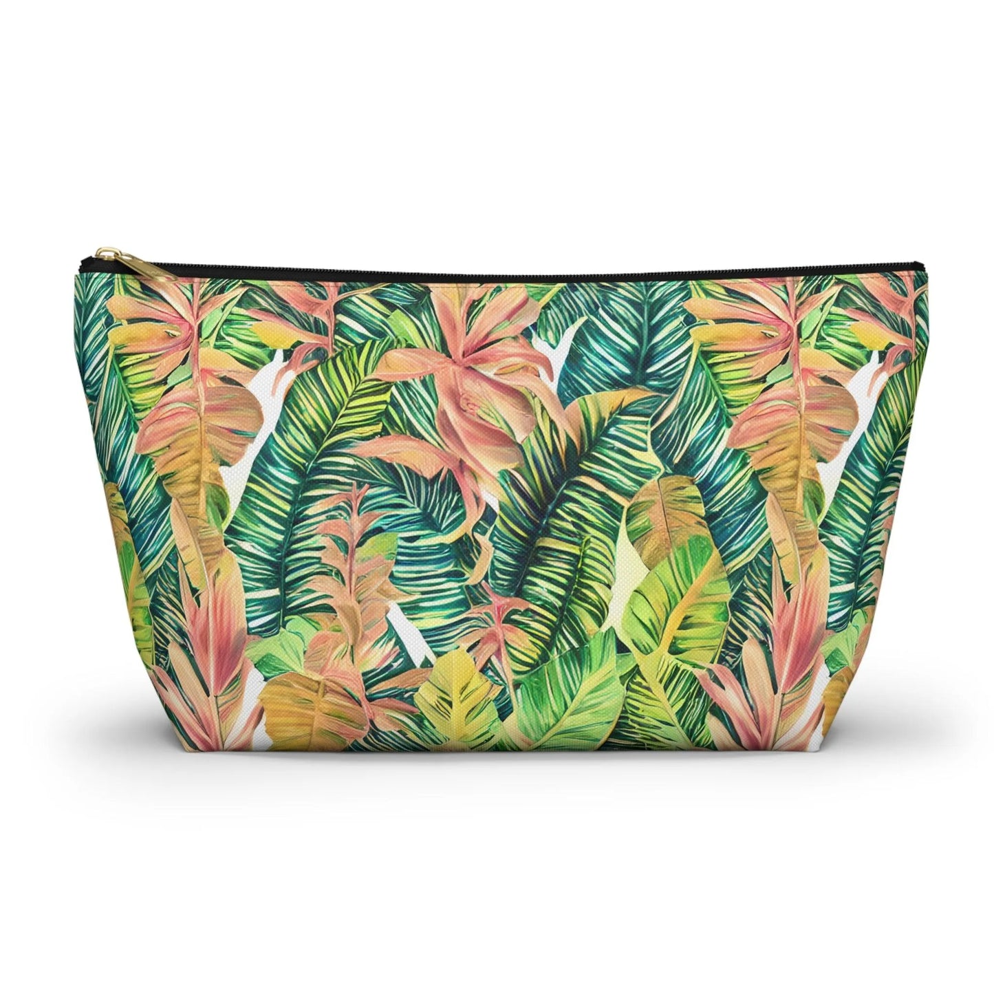 Hawaiian Tropical Leaves Pouch - The Global Wanderer