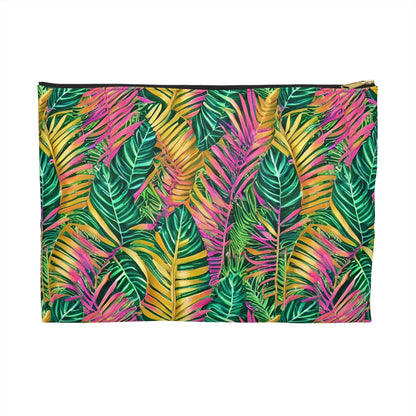 Hawaiian Tropical Leaves Pouch - The Global Wanderer