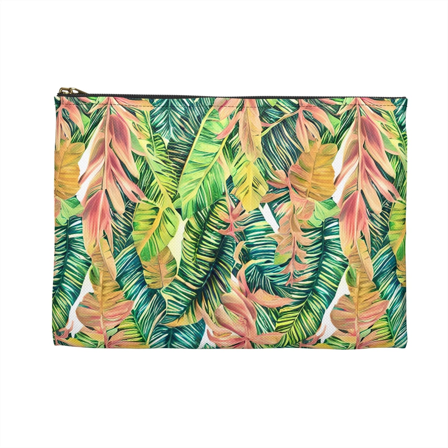 Hawaiian Tropical Leaves Pouch - The Global Wanderer