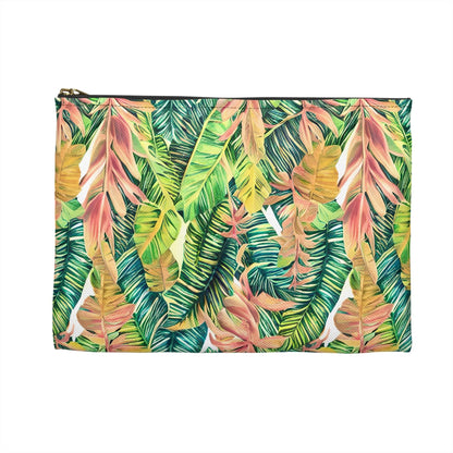 Hawaiian Tropical Leaves Pouch - The Global Wanderer