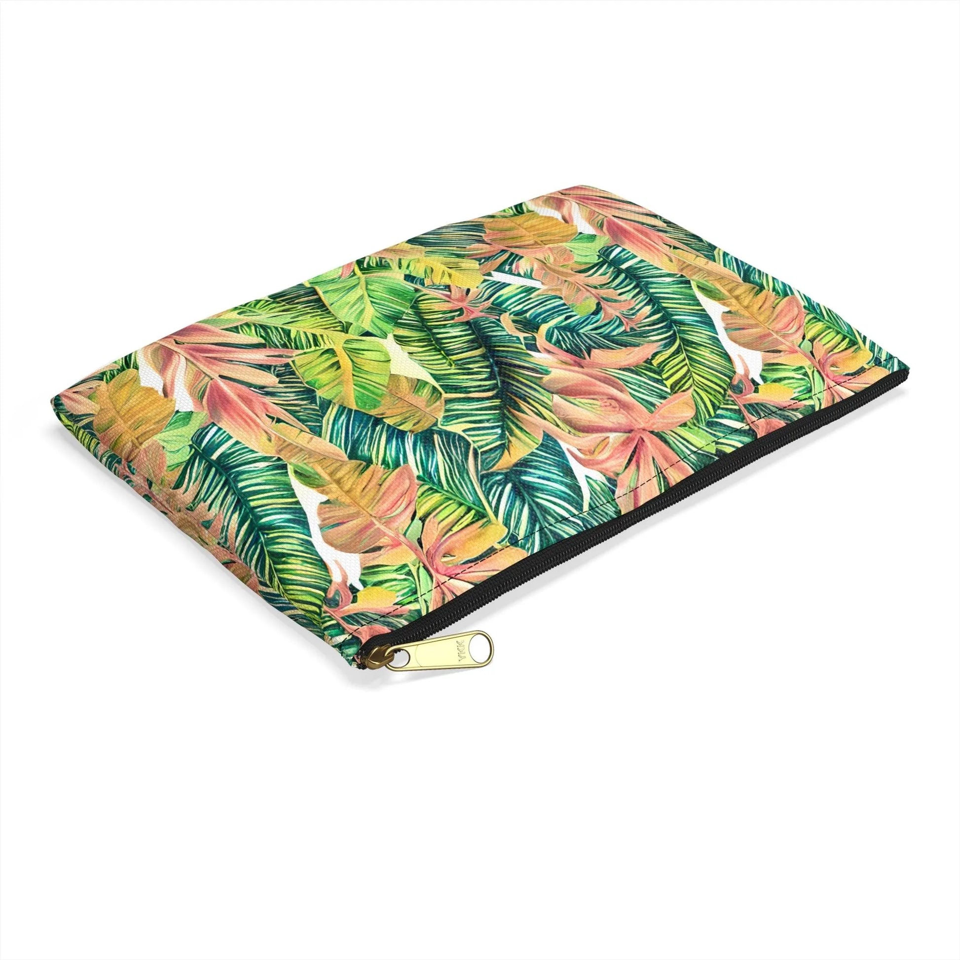 Hawaiian Tropical Leaves Pouch - The Global Wanderer