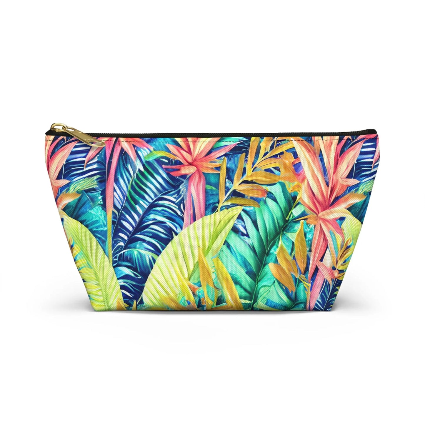 Hawaiian Tropical Leaves Pouch - The Global Wanderer