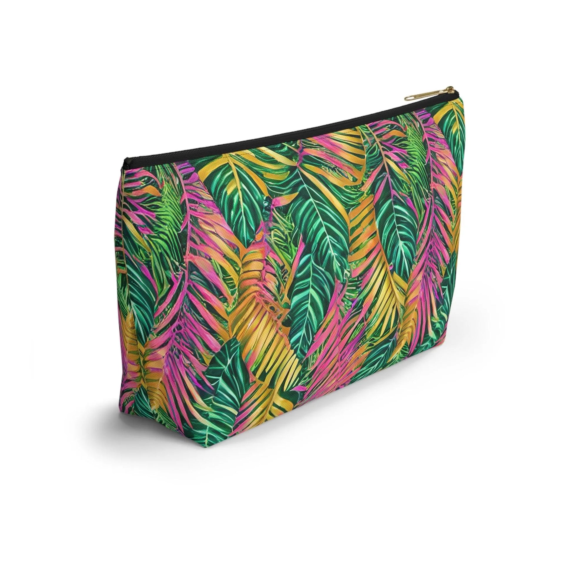 Hawaiian Tropical Leaves Pouch - The Global Wanderer