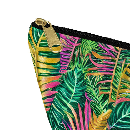 Hawaiian Tropical Leaves Pouch - The Global Wanderer