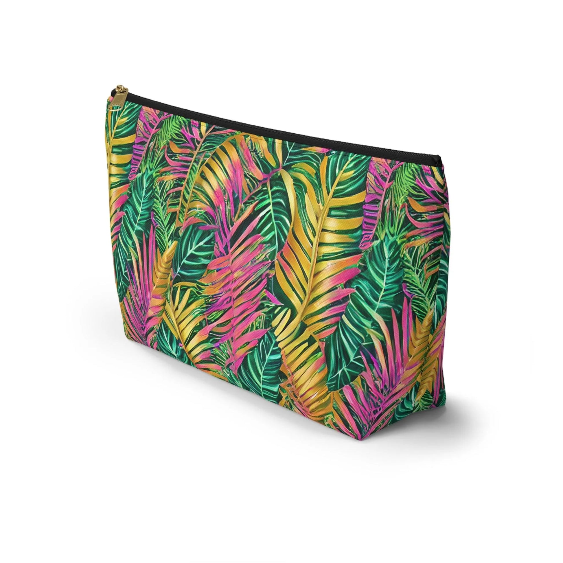 Hawaiian Tropical Leaves Pouch - The Global Wanderer