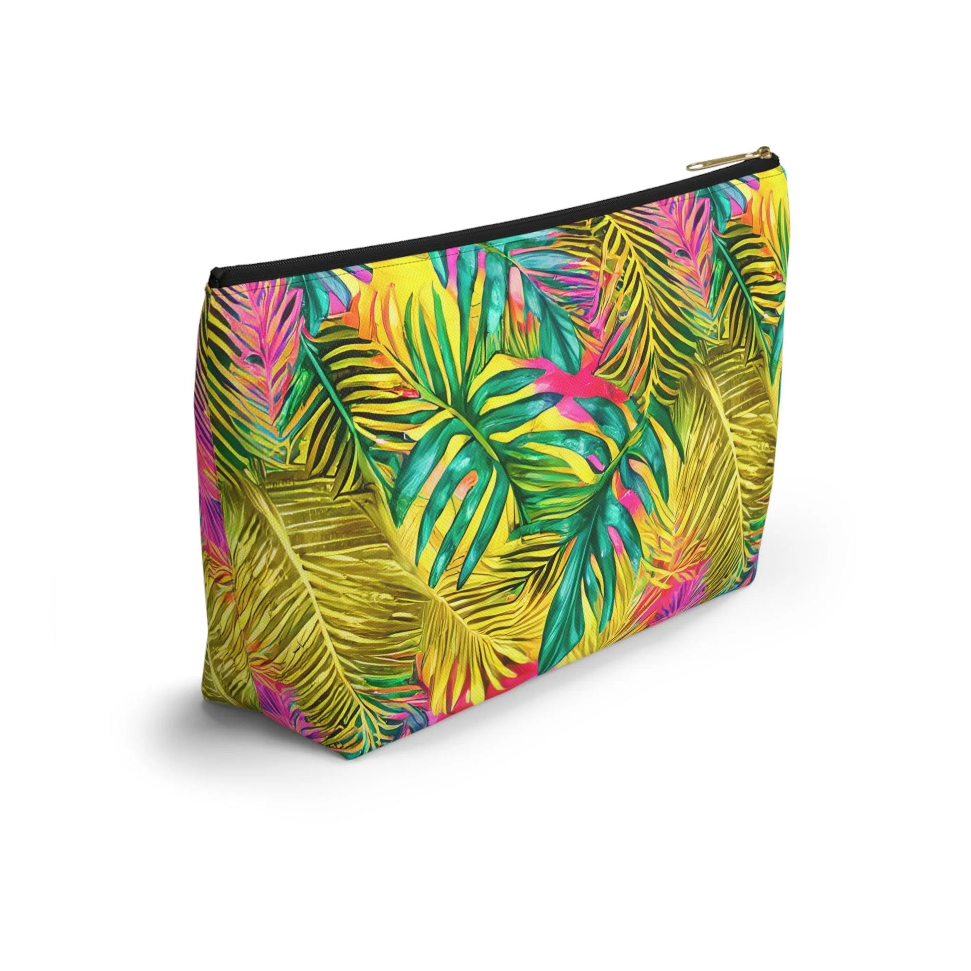 Hawaiian Tropical Leaves Pouch - The Global Wanderer