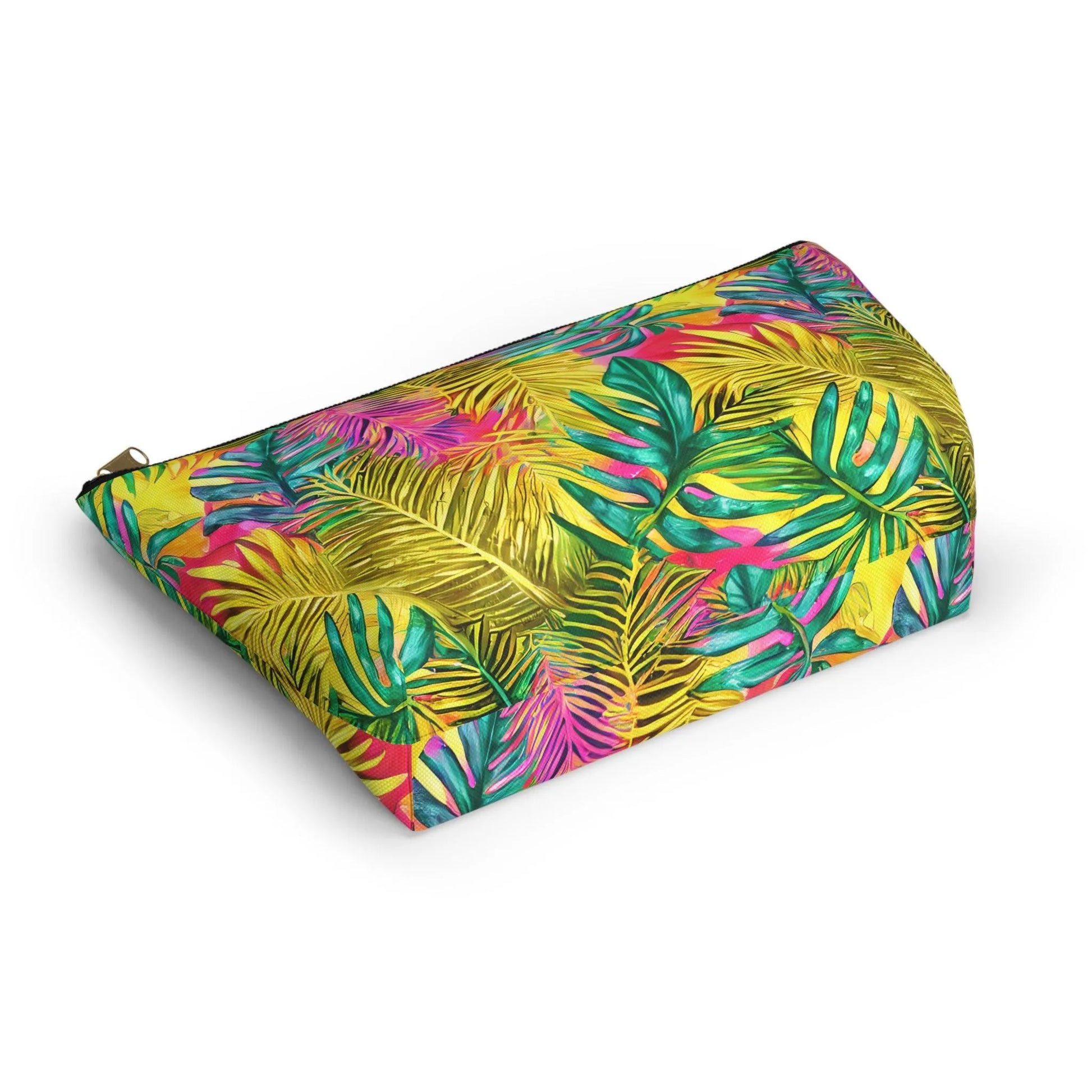 Hawaiian Tropical Leaves Pouch - The Global Wanderer