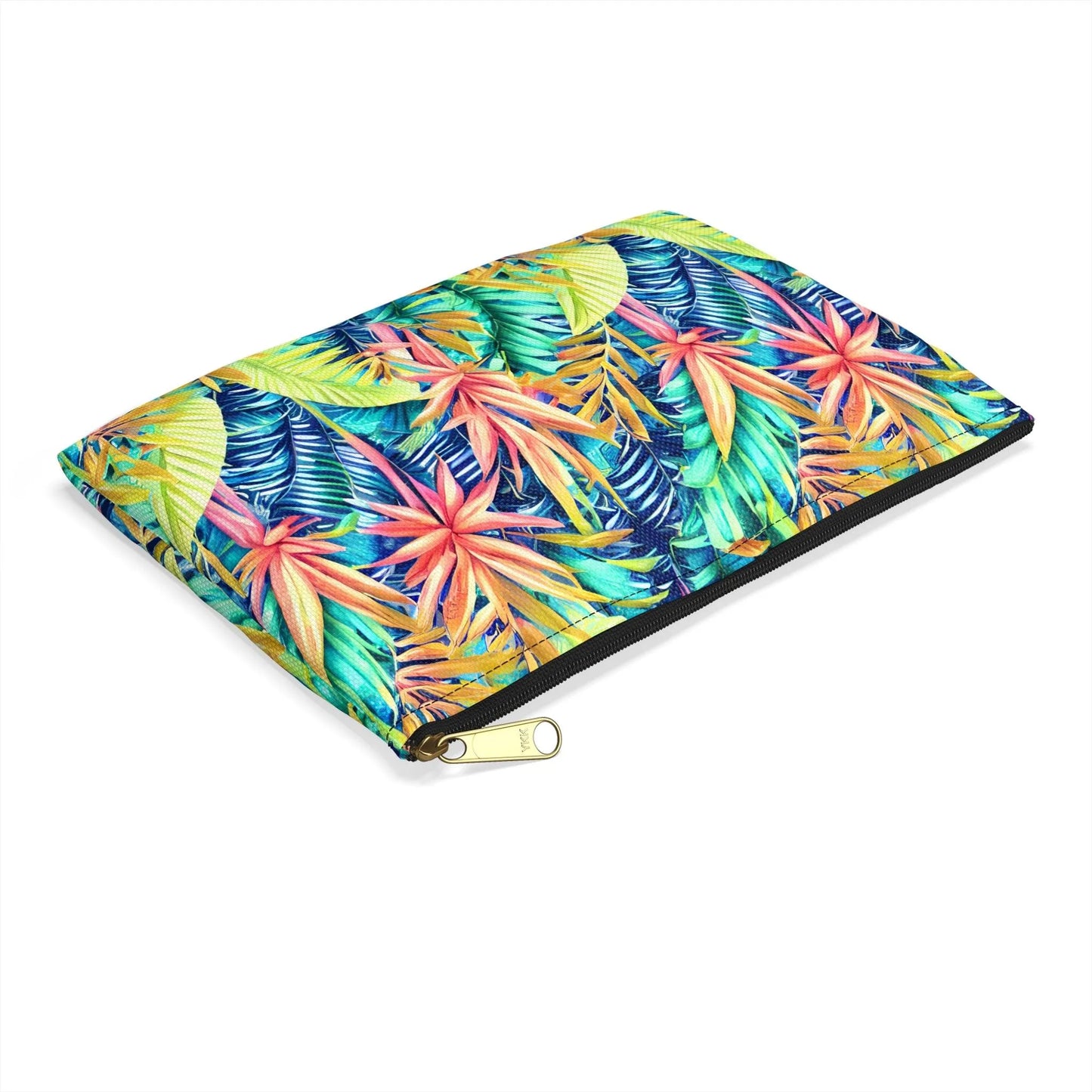 Hawaiian Tropical Leaves Pouch - The Global Wanderer