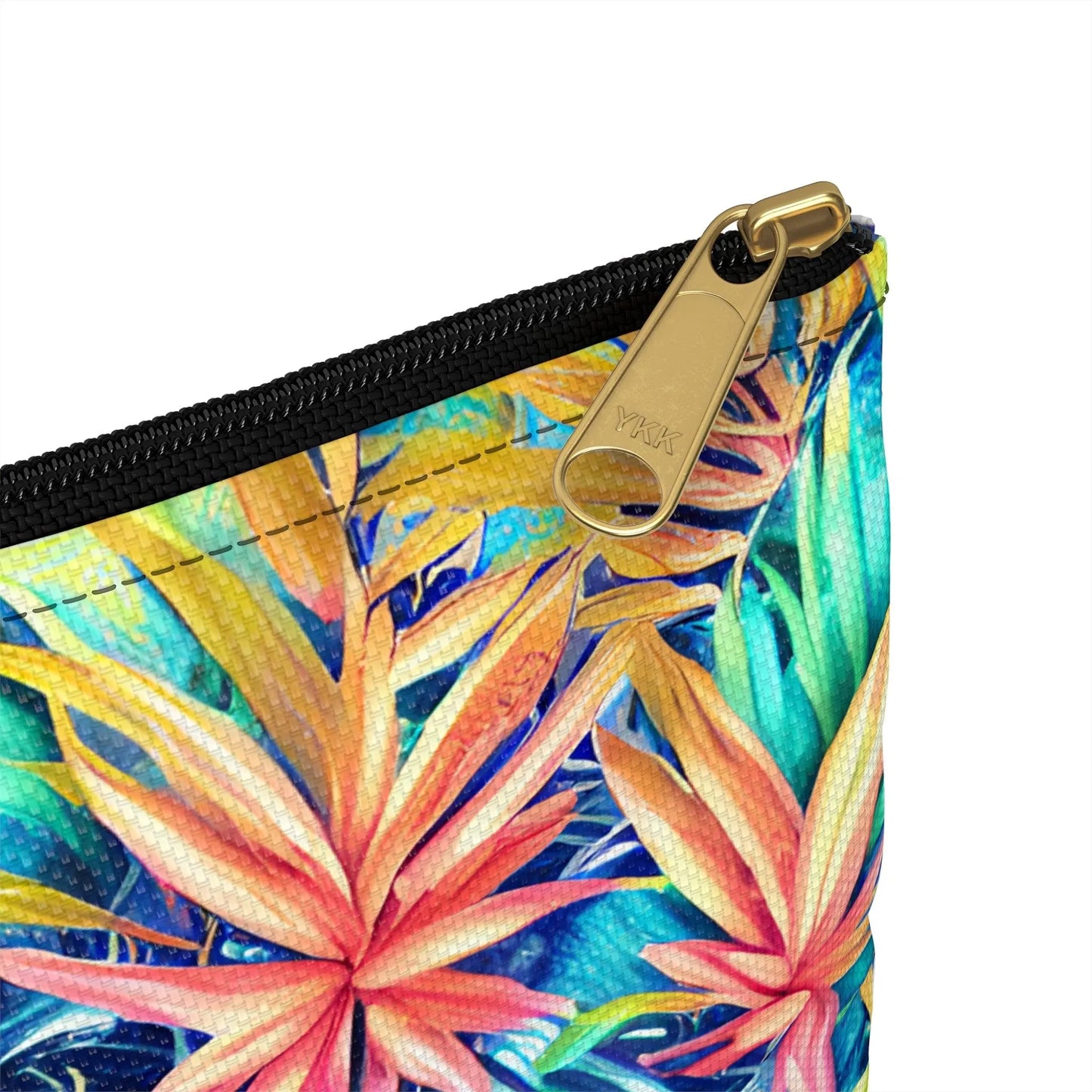 Hawaiian Tropical Leaves Pouch - The Global Wanderer