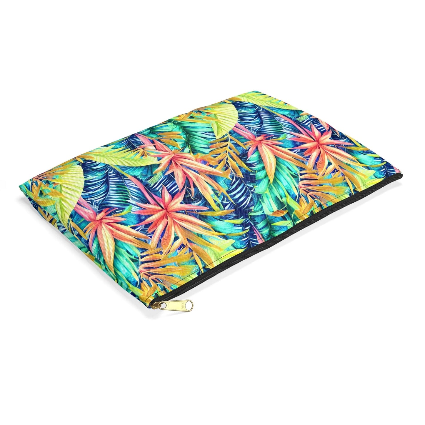 Hawaiian Tropical Leaves Pouch - The Global Wanderer