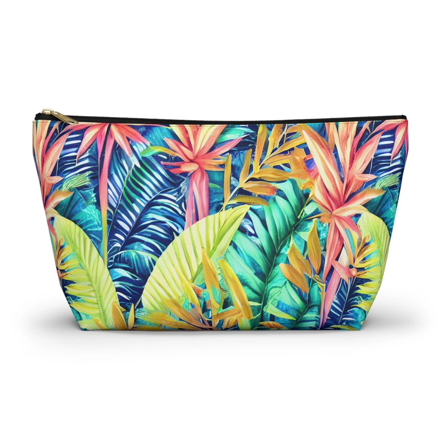 Hawaiian Tropical Leaves Pouch - The Global Wanderer